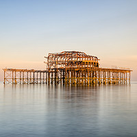 Buy canvas prints of Brighton West Pier by Len Brook