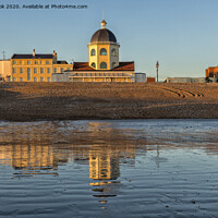Buy canvas prints of Worthing Dome Reflections by Len Brook