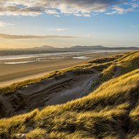 Buy canvas prints of  Harlech Dunes by Black Key Photography