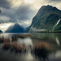 Buy canvas prints of Milford Sound, New Zealand by Black Key Photography