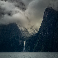 Buy canvas prints of Stirling Falls, Fiordland by Black Key Photography