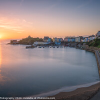 Buy canvas prints of Tenby Harbour Sunrise by Black Key Photography