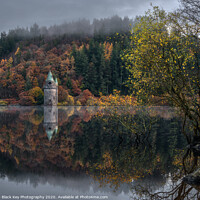 Buy canvas prints of Lake Vyrnwy Reflections by Black Key Photography
