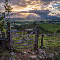 Buy canvas prints of A View Through The Gate by Black Key Photography