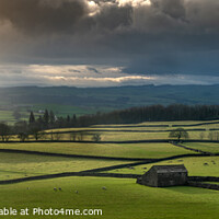 Buy canvas prints of A green and pleasant land.  North Yorkshire Dales by Michael Newton