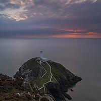 Buy canvas prints of South Stack lighthouse, Anglesey by Sandra Kepkowska