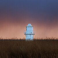 Buy canvas prints of East Usk lighthouse by Sandra Kepkowska