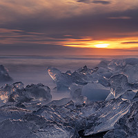 Buy canvas prints of Ice bergs by Sandra Kepkowska