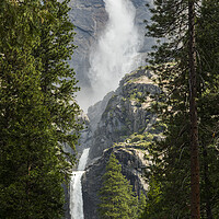 Buy canvas prints of Yosemite waterfalls by Sandra Kepkowska