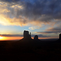 Buy canvas prints of Sunrise over Monument Valley by Megan Chown