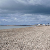 Buy canvas prints of  Hythe Kent before the storm by Beatrice Cloake