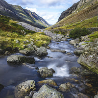 Buy canvas prints of  Passing through Snowdonia. by Chris Lewis