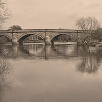 Buy canvas prints of Swarkstone Bridge Derbyshire  by Graham Jackson