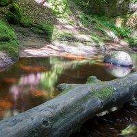 Buy canvas prints of  The Devils pulpit by Jade Scott