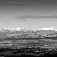 Buy canvas prints of View from Dumyat by Jade Scott