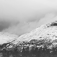 Buy canvas prints of Ochils covered in Snow by Jade Scott