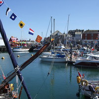 Buy canvas prints of  Padstow May Day by Geoff Titterton