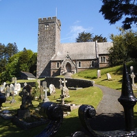 Buy canvas prints of  St.Issell's Church, Saundersfoot. by Geoff Titterton