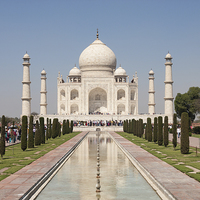 Buy canvas prints of  Taj Mahal, India, Agra by Christian Dichtl
