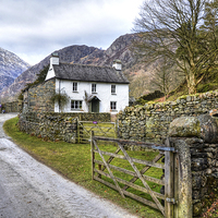 Buy canvas prints of  A Lakeland FarmScene by Rob Medway