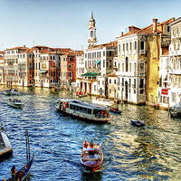 Buy canvas prints of  Venice Grand Canal by Rob Medway