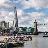 Buy canvas prints of River Thames skyline by tim miller