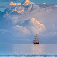 Buy canvas prints of Sailing into the clouds by tim miller