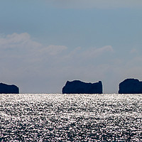 Buy canvas prints of The Needles in silhouette by tim miller