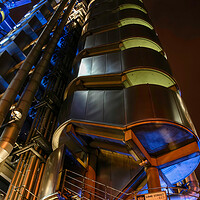 Buy canvas prints of Lloyds building at night by tim miller