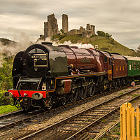 Buy canvas prints of Duchess of Sutherland at Corfe Castle by Richard Murgatroyd