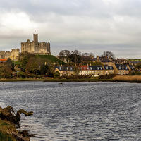 Buy canvas prints of Warkworth and the banks of the Coquet river by Naylor's Photography