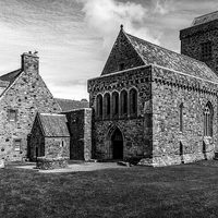 Buy canvas prints of The Abbey on The Isle of Iona by Naylor's Photography