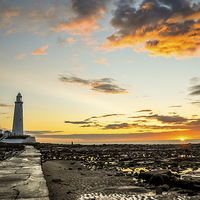 Buy canvas prints of Lighthouse on a beautiful morning........ by Naylor's Photography