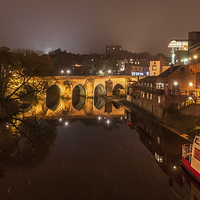 Buy canvas prints of Old Elvet Bridge - Durham  by Naylor's Photography