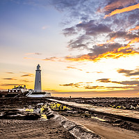 Buy canvas prints of The Lighthouse by Naylor's Photography