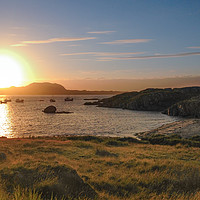 Buy canvas prints of Mull Fionnphort Sunset.............. by Naylor's Photography