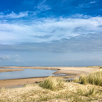 Buy canvas prints of Budle Bay of Beauty........... by Naylor's Photography