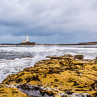 Buy canvas prints of Tidal Island.............. by Naylor's Photography