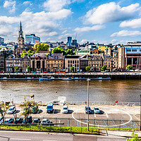 Buy canvas prints of Newcastle Quayside............. by Naylor's Photography