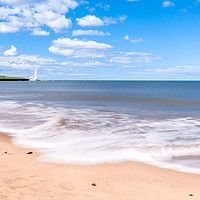 Buy canvas prints of Waters of Whitley Bay............... by Naylor's Photography