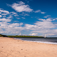 Buy canvas prints of Beach Lighthouse.............. by Naylor's Photography