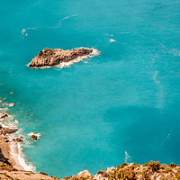 Buy canvas prints of Turquoise Sea............... by Naylor's Photography