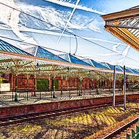 Buy canvas prints of Tynemouth Station......... by Naylor's Photography
