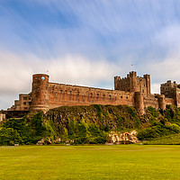 Buy canvas prints of Breathtaking Bamburgh Castle.............. by Naylor's Photography