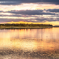 Buy canvas prints of The Beautiful Budle Bay, Bamburgh....... by Naylor's Photography