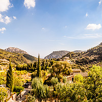 Buy canvas prints of Panoramic View from the Monastery Valldemossa  by Naylor's Photography