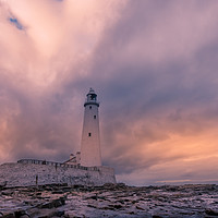 Buy canvas prints of Lighting the Lighthouse  by Naylor's Photography