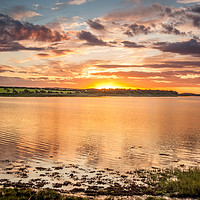 Buy canvas prints of Northumberland Sundown  by Naylor's Photography