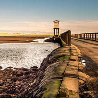 Buy canvas prints of Refuge of Lindisfarne Causeway by Naylor's Photography
