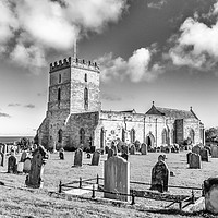 Buy canvas prints of Portrait of St Aidans in Mono by Naylor's Photography